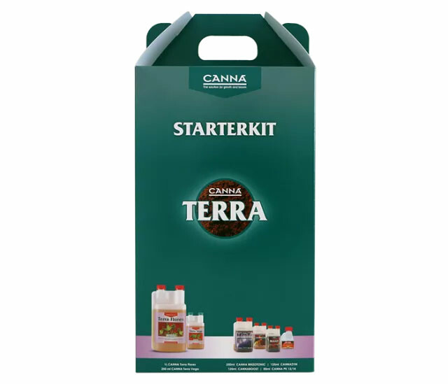 Vegetative Phase (ca. 3 - 15 Wochen) 7 CANNA Terra Erde Dünger Komplettset Pro