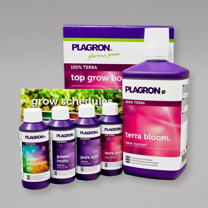 Dünger und Nährstoffe für Cannabis-Pflanzen 4 Top Grow Box Terra Starterskit
