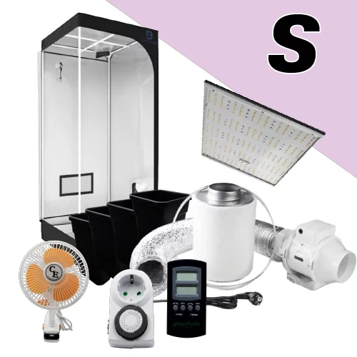 Einsteiger-Set-Empfehlungen und wichtiges Zubehör 3 LED Low Budget Growbox Komplettset S
